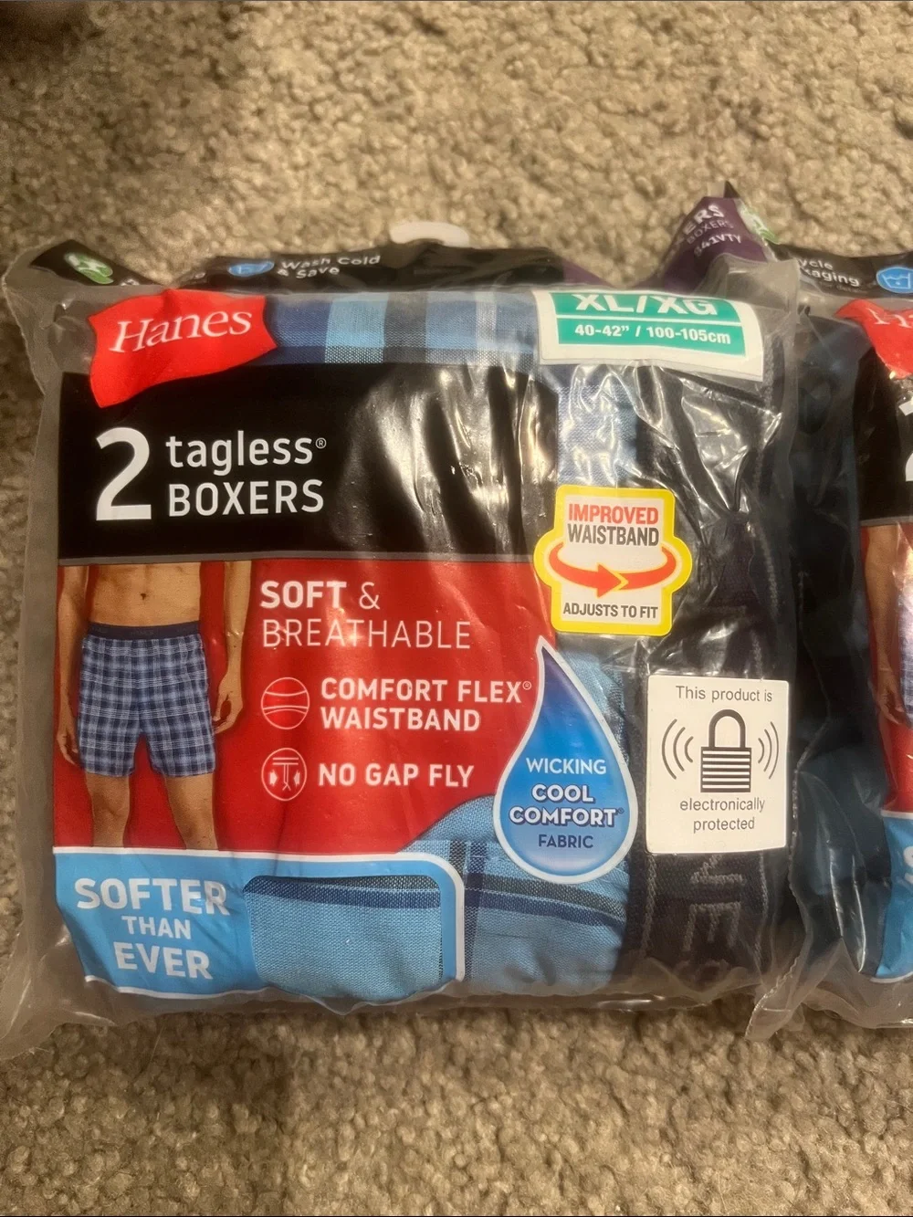 Hanes items total